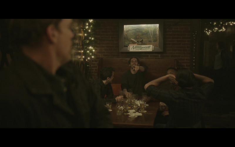 Narragansett Beer Sign in Dexter New Blood S01E01 Cold Snap (2021)