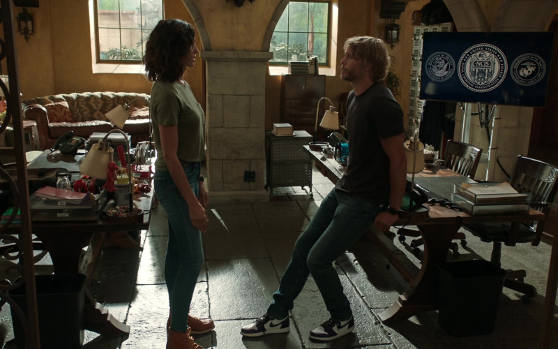 Nike AJ 1 Sneakers Worn by Eric Christian Olsen as Marty Deeks in NCIS Los Angeles S13E04 Sorry for Your Loss (2021)