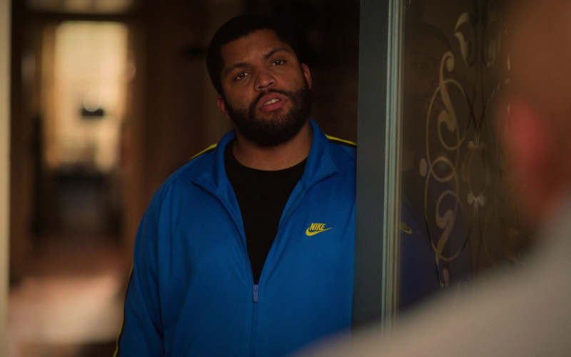 Nike Blue Jacket of O'Shea Jackson Jr. as Isaac ‘Ike' Edwards in Swagger S01E06 All on the Line (2021)