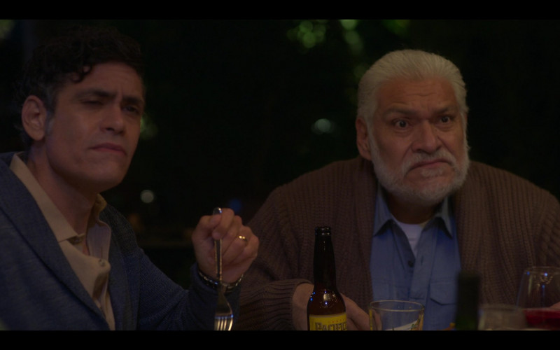 Pacifico Beer Enjoyed by Joaquín Cosio as Casimiro ‘Pop’ Morales in Gentefied S02E08 No Human Is Illegal (2021)