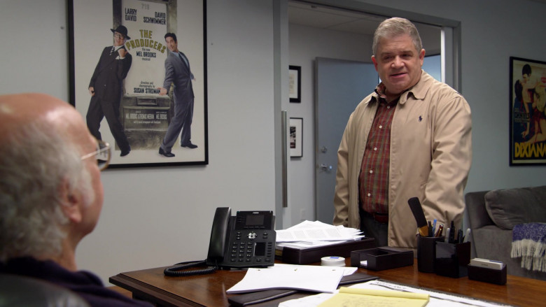 Ralph Lauren Jacket of Patton Oswalt as Harry Baskin in Curb Your Enthusiasm S11E03 The Mini Bar (2021)