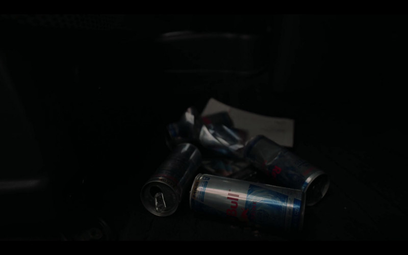 Red Bull Energy Drink Cans in Love Hard (2021)