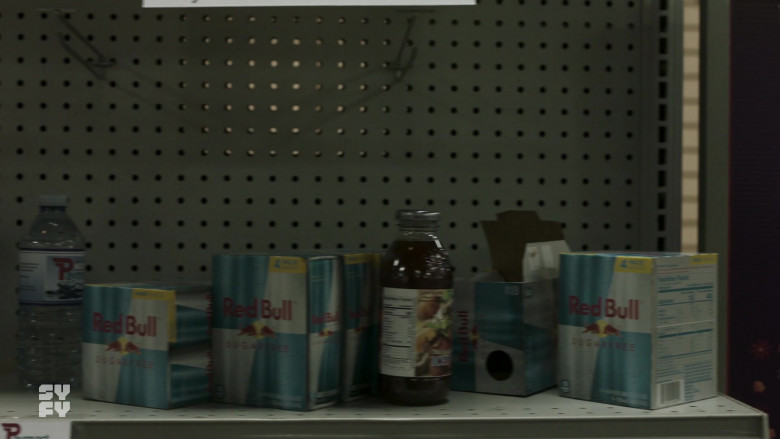 Red Bull Sugarfree Energy Drink Can Packs in Day of the Dead S01E07 Their Evil Was Our Evil (2021)