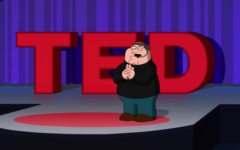 TED Conference in Family Guy S20E08 The Birthday Bootlegger (1)