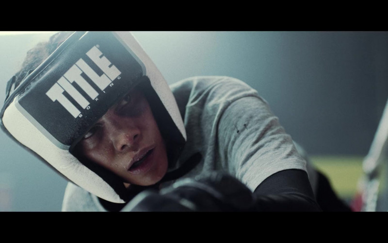 Title Boxing Headgear of Halle Berry as Jackie Justice in Bruised (2020)