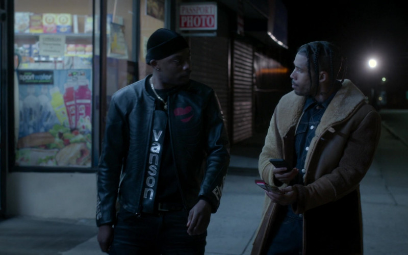 Vanson Men's Leather Jacket in Power Book II Ghost S02E02 Selfless Acts (1)