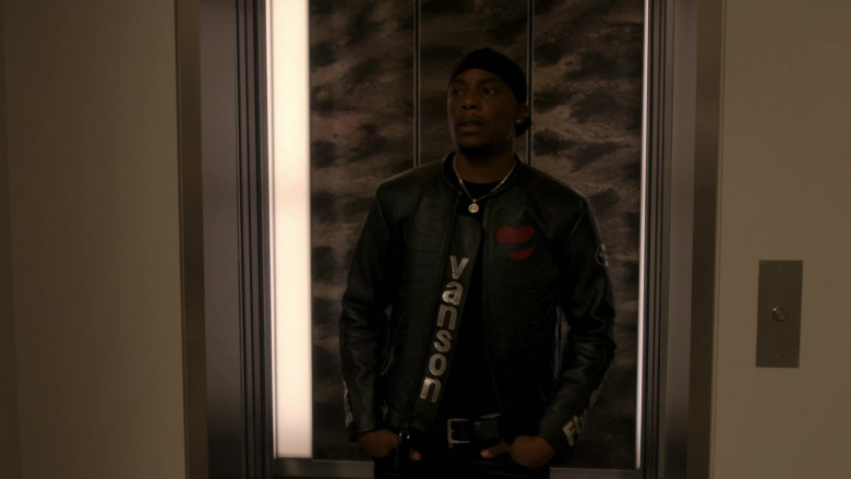 Vanson Men's Leather Jacket in Power Book II Ghost S02E02 Selfless Acts (2)