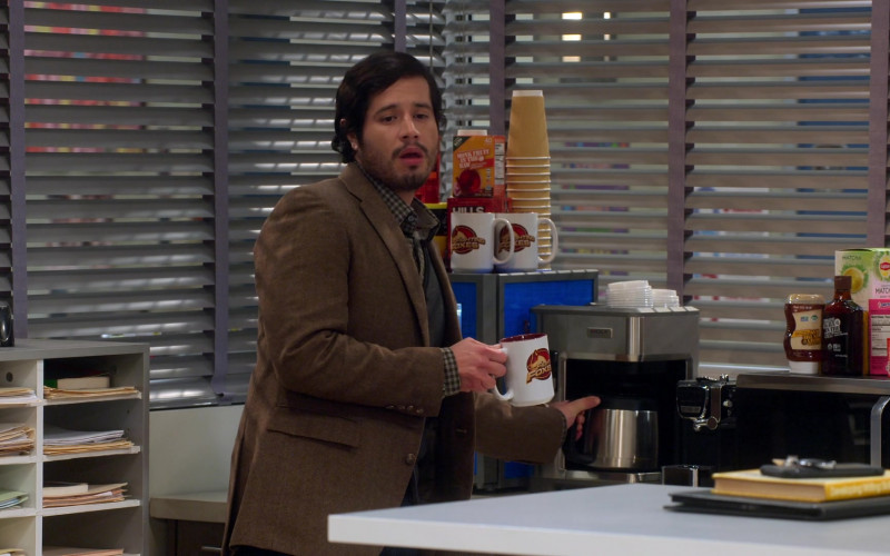 Wolf Coffee Machine, Monk Fruit In The Raw, Lipton Matcha Tea, Honey In The Raw, Agave In The Raw in Head of the Class S01E01 Pilot (2021)