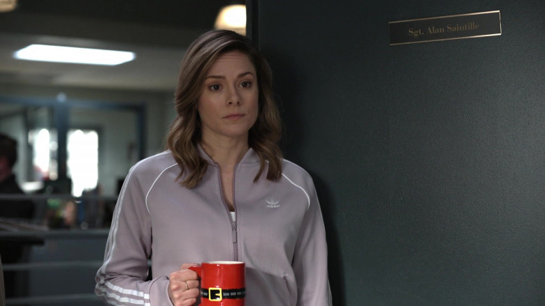 Adidas Track Jacket Worn by Tonya Glanz as Trooper Leslie Babcock in Hightown S02E10 Fool Me Twice (2021)