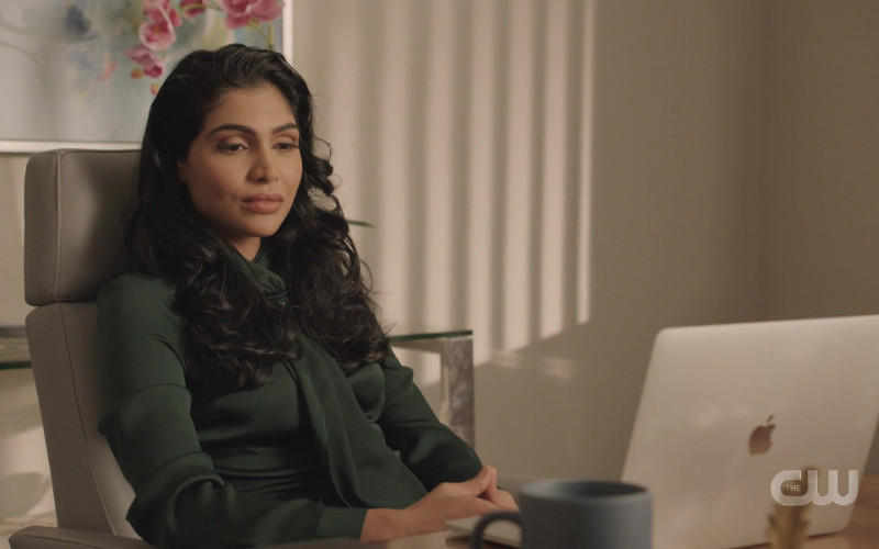 Apple MacBook Laptop Computer Used by Actress in Dynasty S05E01 Let's Start Over Again (2021)
