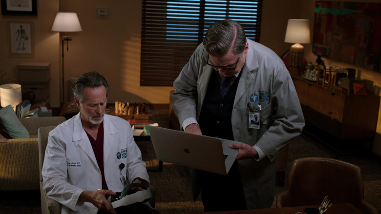 Apple MacBook Laptop Computers in Chicago Med S07E09 Secret Santa Has a Gift for You (2)