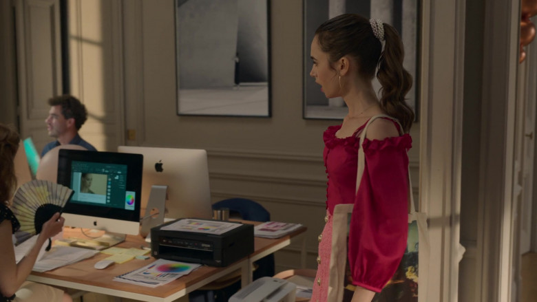 Apple iMac Computers in Emily in Paris S02E07 The Cook, the Thief, Her Ghost and His Lover