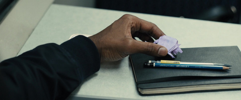 Bic and Staedtler Pencils in Swan Song (2021)