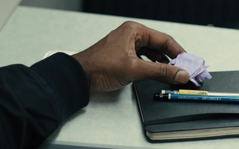 Bic and Staedtler Pencils in Swan Song (2021)