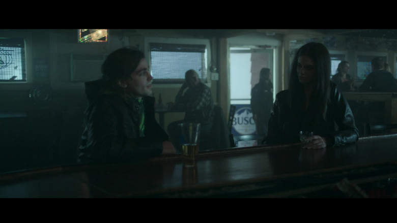 Busch Beer Poster in Dexter New Blood S01E08 Big Game (2021)