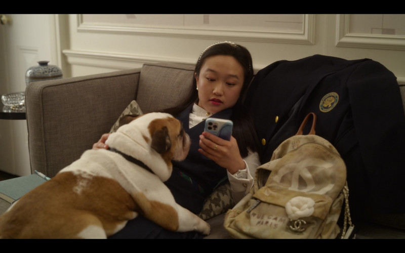Chanel Backpack of Cathy Ang as Lily Goldenblatt in And Just Like That… S01E01 Hello It's Me (2021)