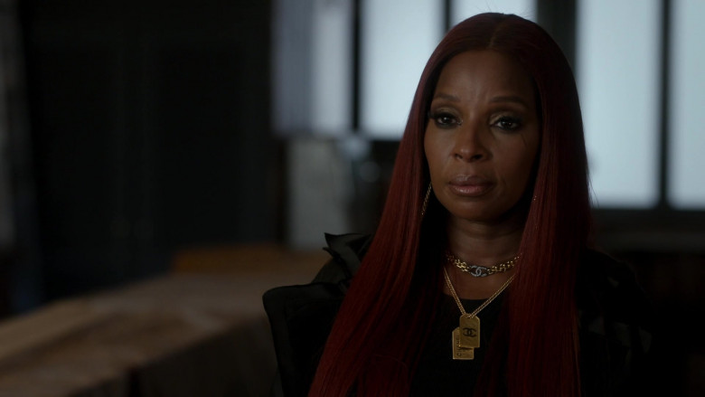 Chanel Choker and Necklaces of Mary J. Blige as Monet Stewart Tejada in Power Book II Ghost S02E05 Coming Home to Roost
