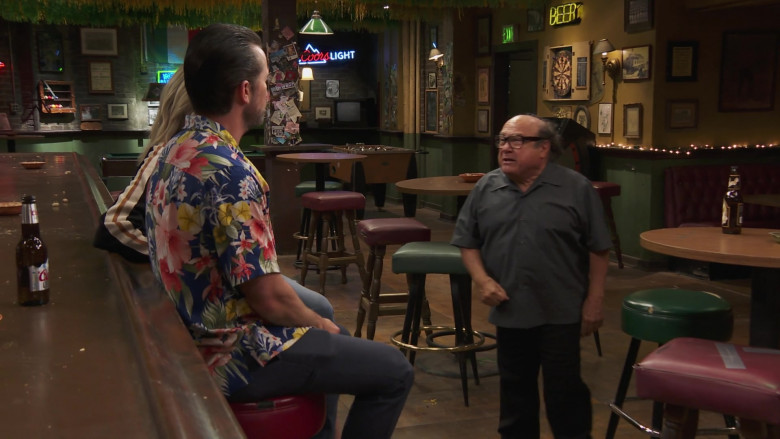 Coors Light Beer Neon Sign in It's Always Sunny in Philadelphia S15E02 The Gang Makes Lethal Weapon 7 (2021)