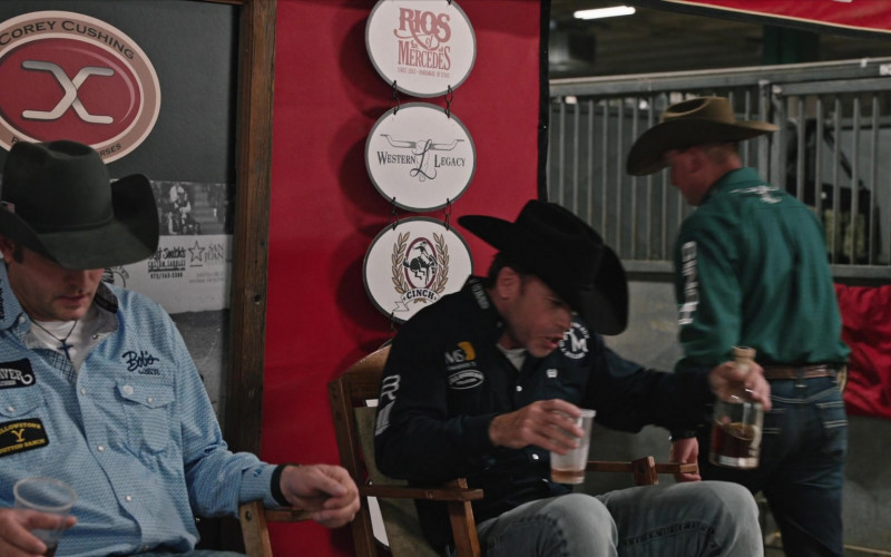Corey Cushing Performance Horses, Rios of Mercedes, Western Legacy and Cinch Signs in Yellowstone S04E09 No Such Th