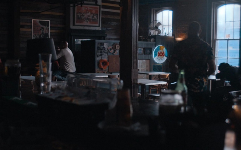 Dos Equis XX Beer Round Sign in National Champions (2021)
