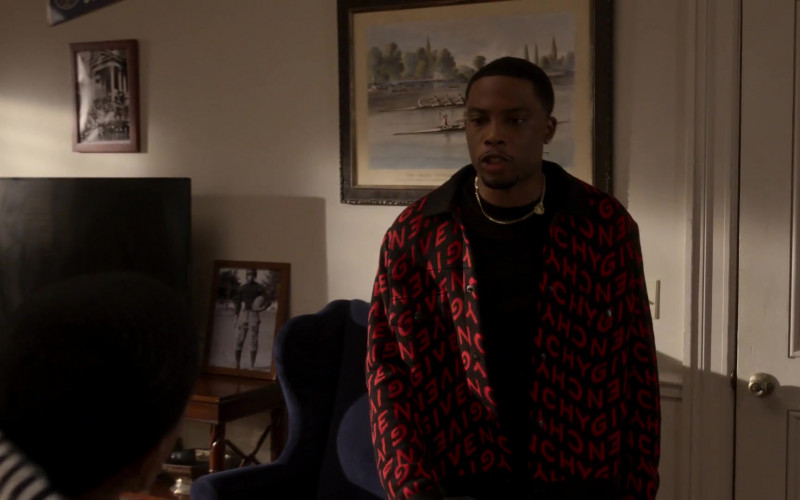Givenchy Men's Jacket of Woody McClain as Cane Tejada in Power Book II: Ghost S02E03 "The Greater Good" (2021)