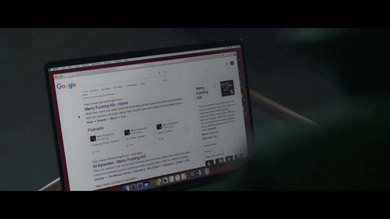 Google WEB Search in Dexter New Blood S01E06 Too Many Tuna Sandwiches (2)