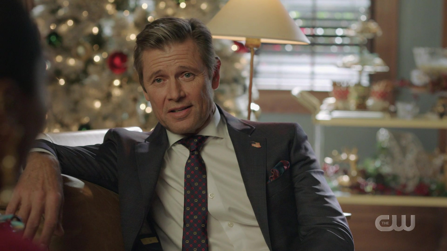 Gucci Men's Tie Of Grant Show As Blake Carrington In Dynasty S05E02 ...