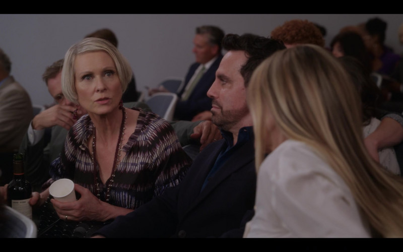 Leese-Fitch Wine Enjoyed by Cynthia Nixon as Miranda Hobbes in And Just Like That… S01E01 Hello It’s Me (2021)