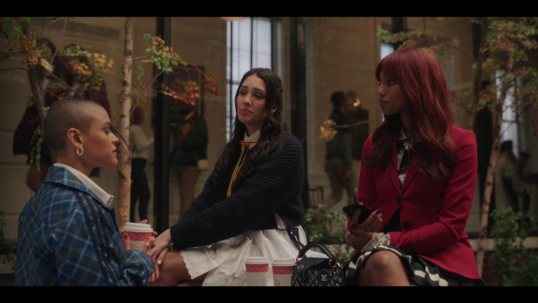 Louis Vuitton Handbag of Savannah Lee Smith as Monet de Haan in Gossip Girl S01E10 Final Cancellation (2021)