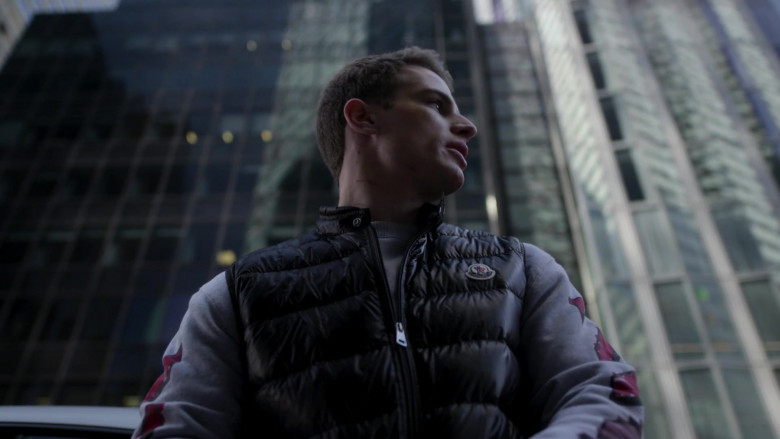 Moncler Men's Vest of Gianni Paolo as Brayden Weston in Power Book II Ghost S02E03 The Greater Good (1)