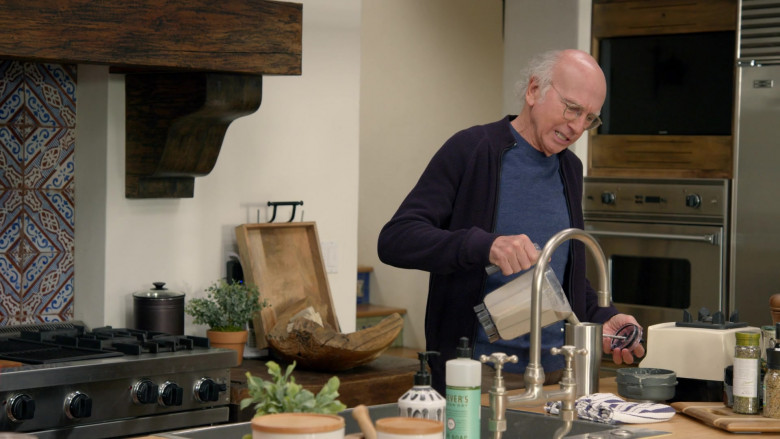 Mrs. Meyer's Clean Day Liquid Hand Soap Bottle in Curb Your Enthusiasm S11E08 What Have I Done (2021)