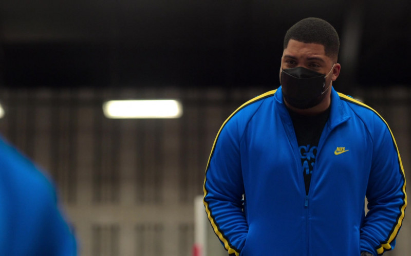 Nike Blue Jacket of O’Shea Jackson Jr. as Isaac ‘Ike’ Edwards in Swagger S01E10 Florida (2021)
