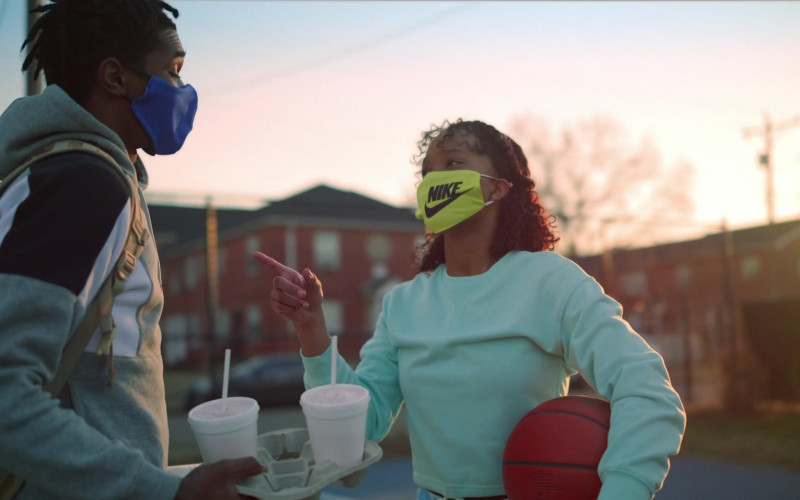Nike Face Mask in Swagger S01E08 Still I Rise (2021)