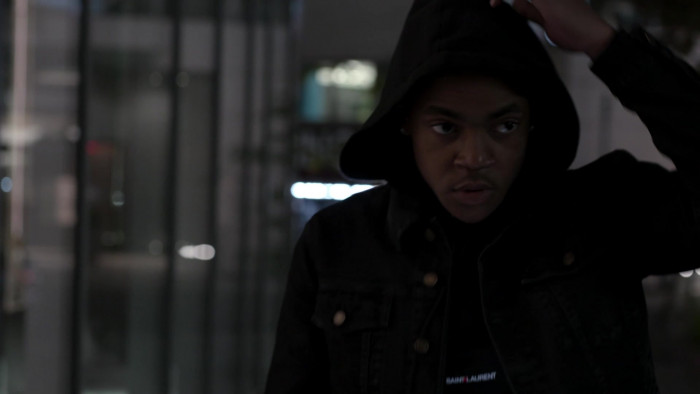 Saint Laurent Hoodie Of Michael Rainey Jr. As Tariq St. Patrick In ...