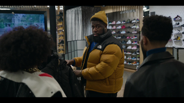 The North Face Jacket in Harlem S01E06 Cuffing Season (2021)