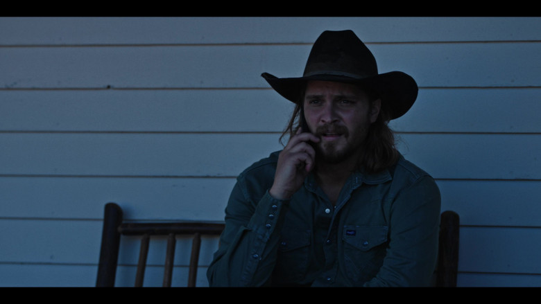 Wrangler Shirt Worn by Luke Grimes as Kayce Dutton in Yellowstone S04E08 No Kindness for the Coward (2021)