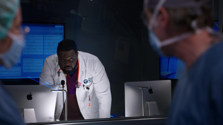 Apple iMac All-In-One Computers Used by Cast Members in Chicago Med S07E11 The Things We Thought We Left Behind (5)