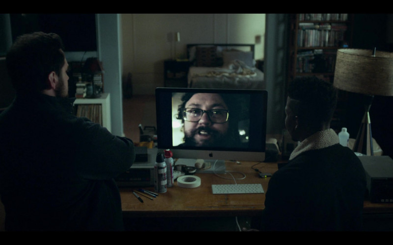 Apple iMac Computer Used by Mamoudou Athie as Dan Turner & Matt McGorry as Mark Higgins in Archive 81 S01E07 The Ferryman (2022)