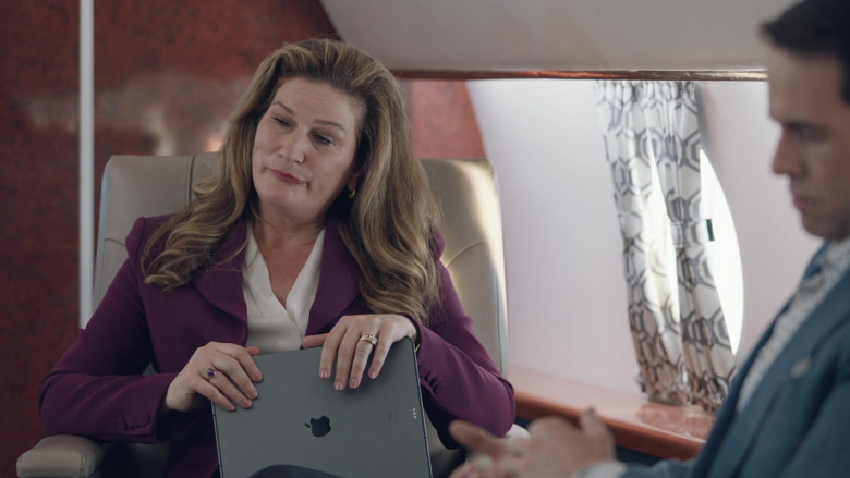 Apple iPad Tablet Used by Ana Gasteyer as Katherine Hastings in American Auto S01E05 Millbank, Iowa (2022)