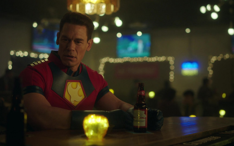 Budweiser Beer Enjoyed by John Cena as Christopher Smith in Peacemaker S01E01 A Whole New Whirled (3)