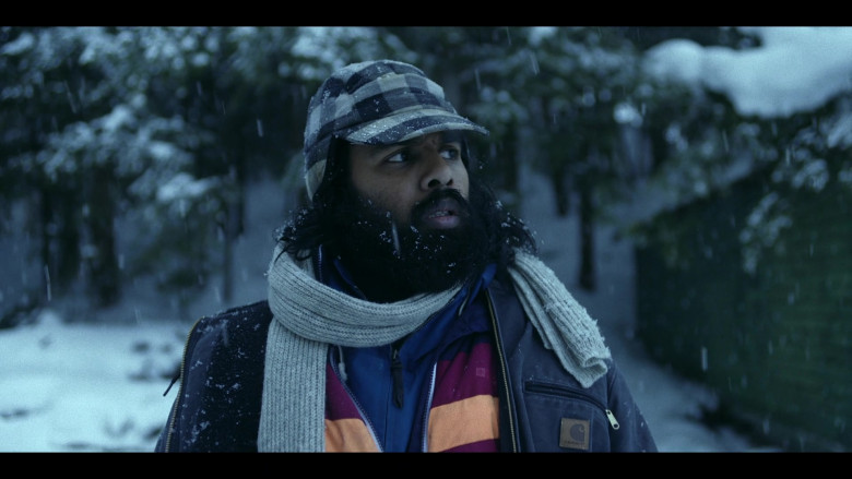 Carhartt Men's Jacket of Himesh Patel as Jeevan Chaudhary in Station Eleven S01E09 Dr. Chaudhary (2)