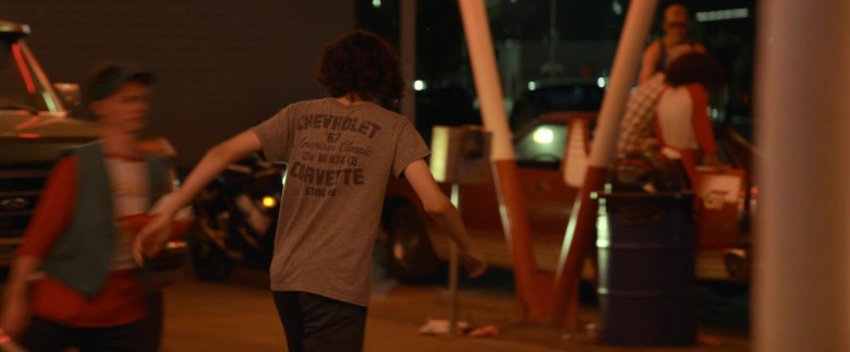 Chevrolet Corvette T-Shirt of Finn Wolfhard as Trevor in Ghostbusters Afterlife (3)
