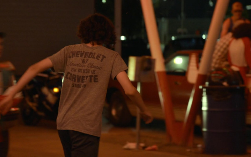 Chevrolet Corvette T-Shirt of Finn Wolfhard as Trevor in Ghostbusters Afterlife (3)