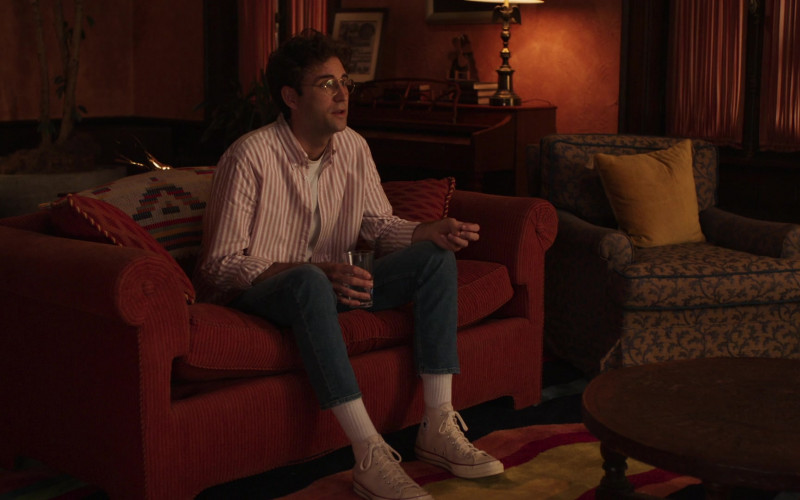 Converse Shoes Worn by John Reynolds as Drew Gardner in Search Party S05E06 The Gospel of Judas (2022)