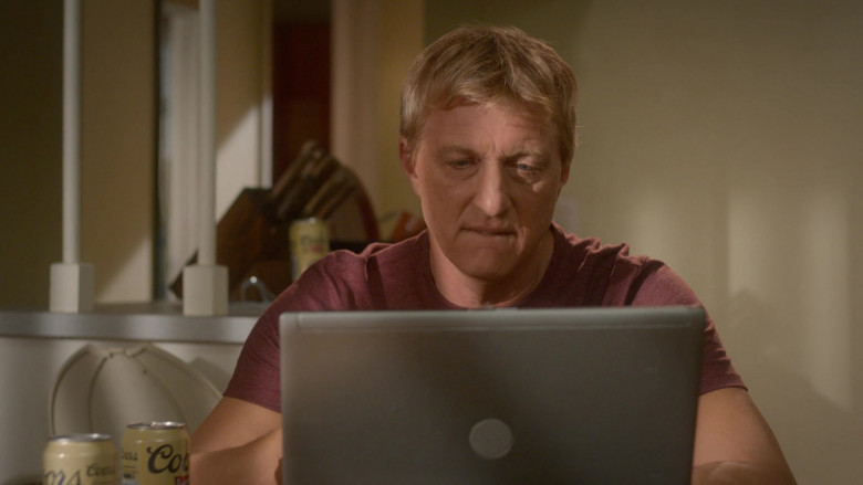 Coors Banquet Beer of William Zabka as Johnny Lawrence in Cobra Kai S04E04 Bicephaly (2)