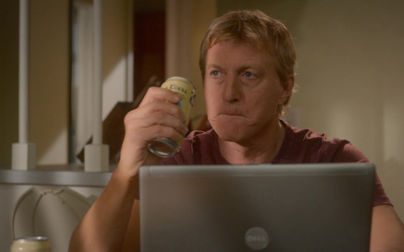 Coors Banquet Beer of William Zabka as Johnny Lawrence in Cobra Kai S04E04 Bicephaly (3)
