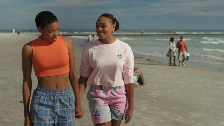 Cross Colours Cropped Top and Shorts in Our Kind of People S01E12 Kiss It Up to God (2022)