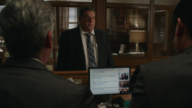 Dell Monitor in Blue Bloods S12E11 On the Arm 2022 (2)