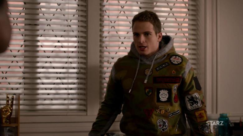Dsquared2 Men's Hoodie Worn by Gianni Paolo as Brayden Weston in Power Book II Ghost S02E08 Drug Related (3)