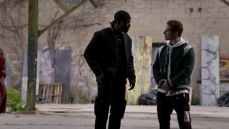 Fendi Black Bomber Jacket of Woody McClain as Cane Tejada in Power Book II Ghost S02E06 What's Free (1)